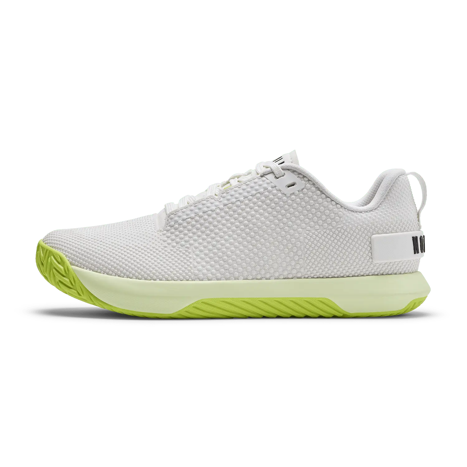 NOBULL Men's Outwork Flex Shoe in Classic White Zest - OG Strength Training Shoe, Durable Gym Trainer, Lifting Sneaker
