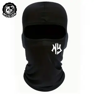 Unisex Mulsion Balaclava Face Mask, Outdoor Sports Mask, Breathable Mesh Design, Fashion Print, Windproof Sun Protection, Suitable for All Seasons