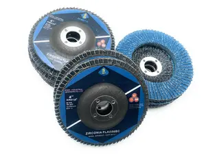 10-Pack  Zirconia Abrasive Flap disc for Angle  Grinding Metal Steel (4.5 inch T29 80#)