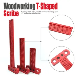 Woodworking Precision Carving Tool Set, Multi-Purpose Measurement Tools, Lightweight Portable Design, Ideal Gift for DIY Enthusiasts, Woodworking Square Protractor