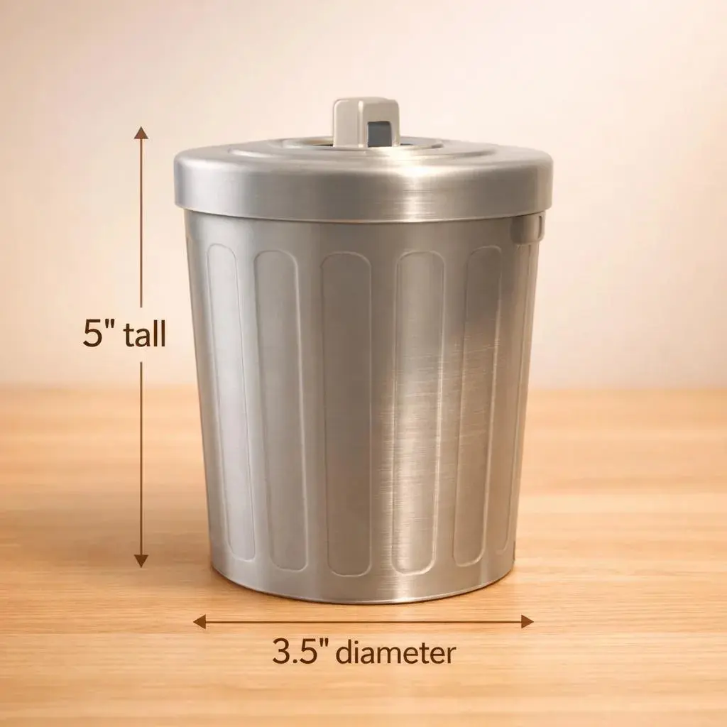 Mini Desk Trashcan desktop accessory Garbage Cans