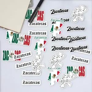 Stickers Pack 20 Pcs Zacatecas Laptop Skateboard Bottle Water Bike Guitar Waterproof Aesthetic Bumper Colorful Luggage Car Vinyl