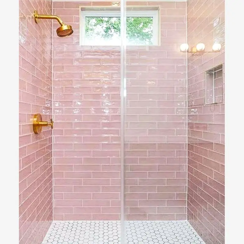 Chanelle Princess Pink 3x12 Glossy Ceramic Tile