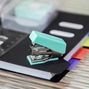 1 set of mini stapler mini school supplies kit mini office supplies kit including mini stapler, staples Office Stationery Supplies Office Accessories