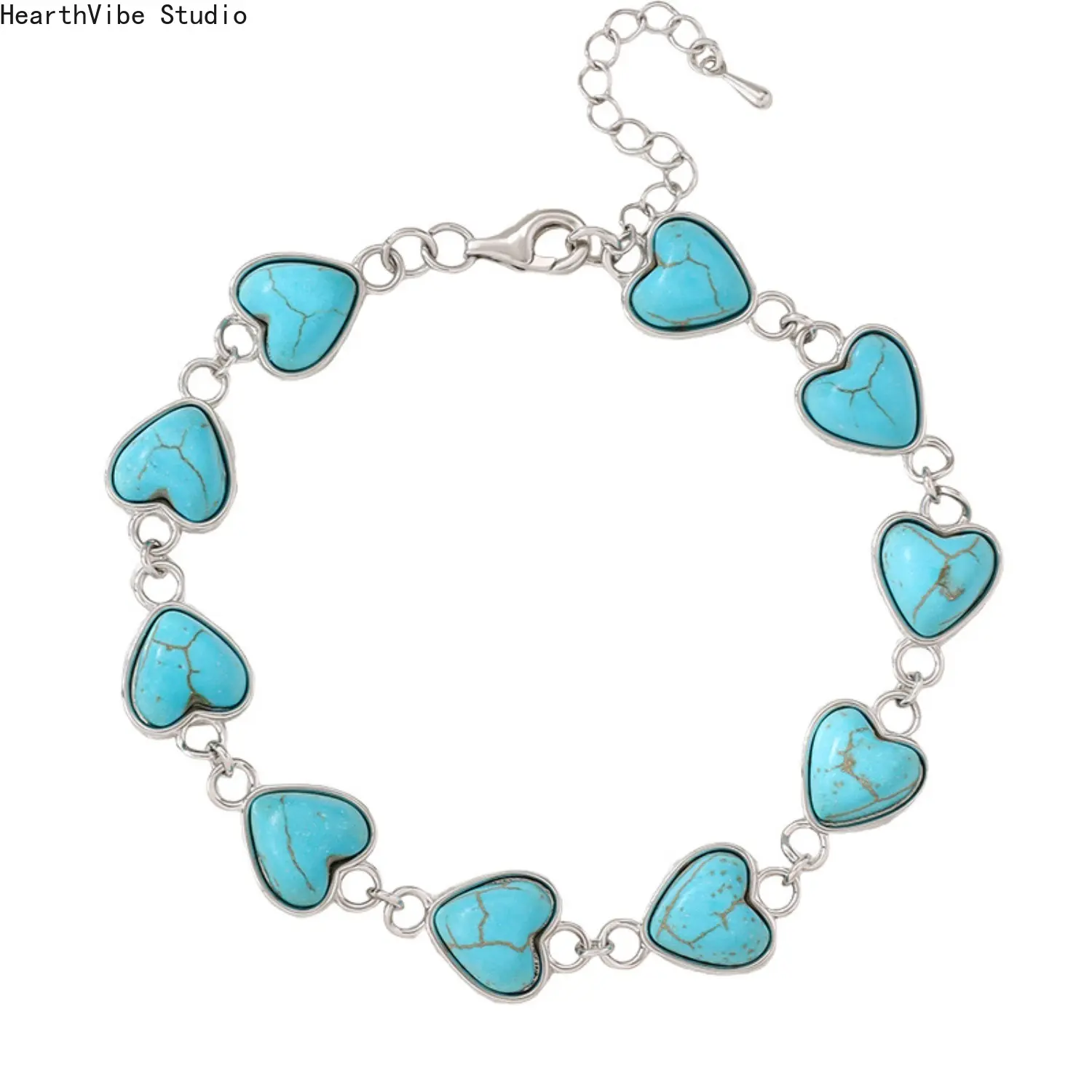 Natural Turquoise Bracelet / 925 Sterling Silver Bracelet / Handmade Bracelet / Women Bracelet / Halloween Jewellery / Birthday Gift For Her