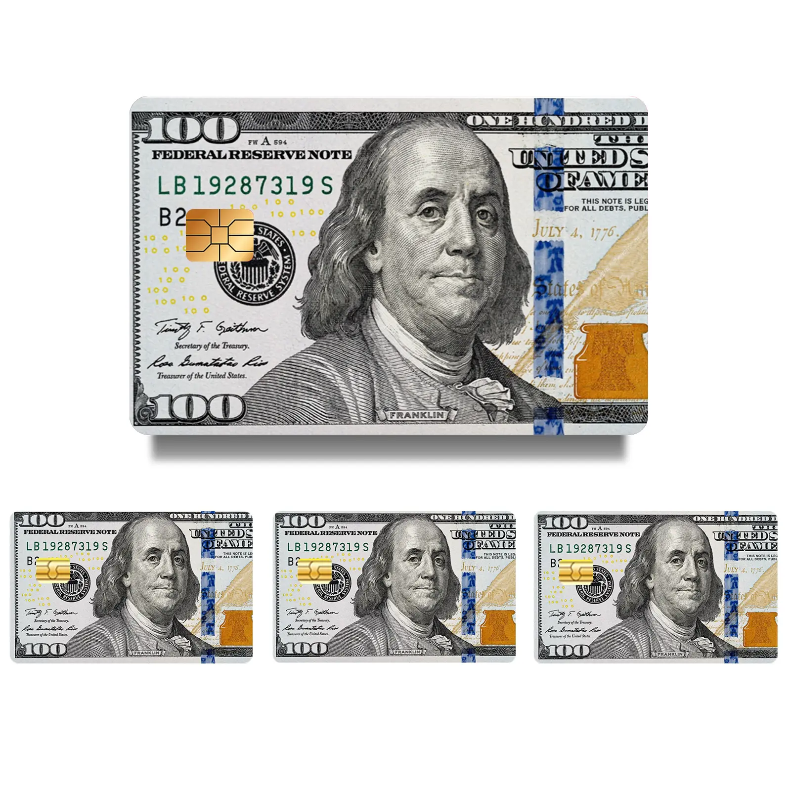 Credit Card Vinyl Skins | Durable Debit Card Sticker Covers