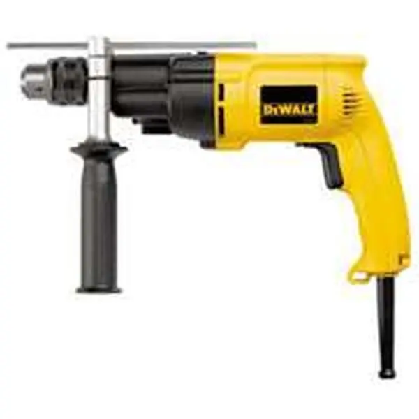 DeWalt DW505 0.5 in. Reversible Hammer Drill - Handheld Rotary Tool, High-Torque Design, 360-Degree Locking Handle, 4.8 lbs, 6500W Max, Handheld Rotary Drills, High-Torque Drills