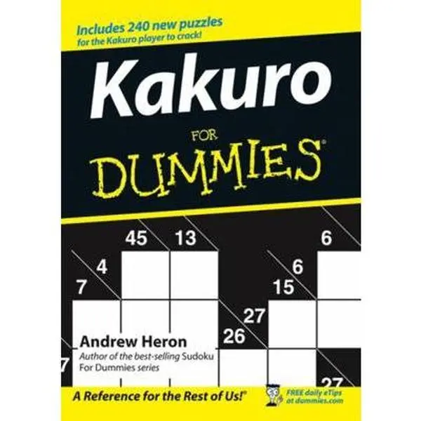 USED Book - Kakuro for Dummies by Heron, Andrew (Paperback) - english