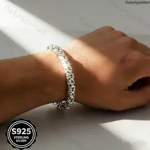 Trendy Silvery Stackable Bracelet, Noble Chain for Weddings & Christmas Gifts