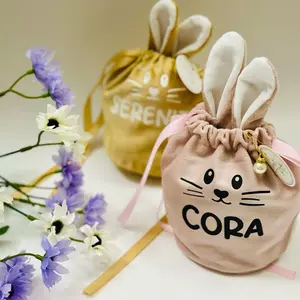 Easter Candy Bags, Easter Treat Bags, Easter Gift, Easter Kids Bags, Easter Carrot, Personalized