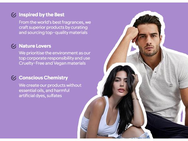 BellaVita Luxury's Power Couple | 2x100ml Perfumes | CEO Man & Date Woman | Perfume for Men & Women | Long Lasting | Eau De Parfum BellaVita Luxury's Power Couple | 2x100ml Perfumes | CEO Man & Date Woman | Perfume for Men & Women | Long Lasting | Eau De Parfum