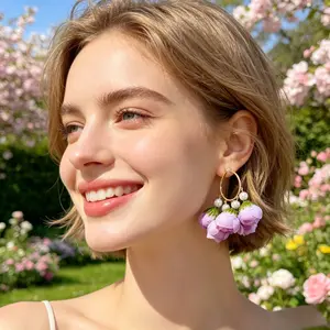 ANDKISS "Dopamine" Petal Mesh Earrings & Studs. Perfect for Beach Vacations. Versatile & Easy to Style. Ideal for Photoshoots. A Travel Essential. A Great Graduation Gift. The Ultimate Choice for Gifting.