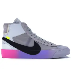 Nike Men's Blazer Mid Off-White Wolf Grey Serena Queen, from StockX