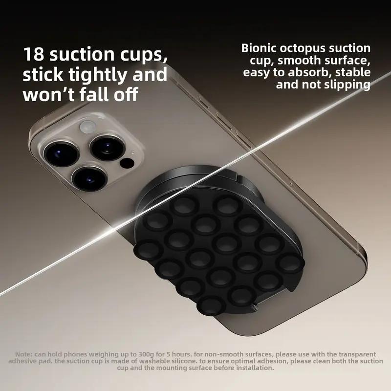 3-in-1 Suction Magnetic Phone Holder for MagSafe, 360° Rotatable Phone Tripod Mount with Carabiner Clip, Compatible with iPhone 17-12, Ideal for Car Dashboard, Gym, Kitchen, Office 3-in-1 Suction Magnetic Phone Holder for MagSafe, 360° Rotatable Phone Tripod Mount with Carabiner Clip, Compatible with iPhone 17-12, Ideal for Car Dashboard, Gym, Kitchen, Office