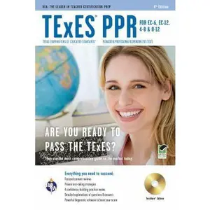USED-TExES PPR for EC-6, EC-12, 4-8 & 8-12 w/CD-ROM 4th Ed. (TExES Teacher Certification Test Prep) by Stephen C. Anderson Ph.D. (Paperback)