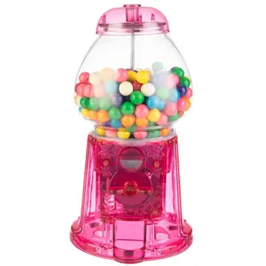 Pink 11 Inch Gumball Machine Candy Coins Piggy Bank Dispenser Decor Door