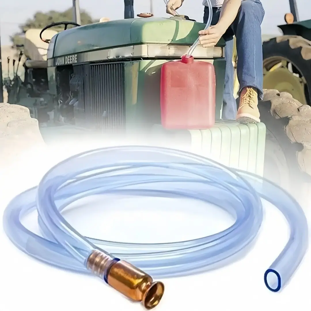 High Efficiency Liquid Transport Hose Set, Gasoline Fuel Water Suction Pump Hose, Automatic Inlet Outlet Vacuum Pump Hose, Suction Hose Kit