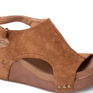 Corkys Carley wedge Shoe Brown Bronze