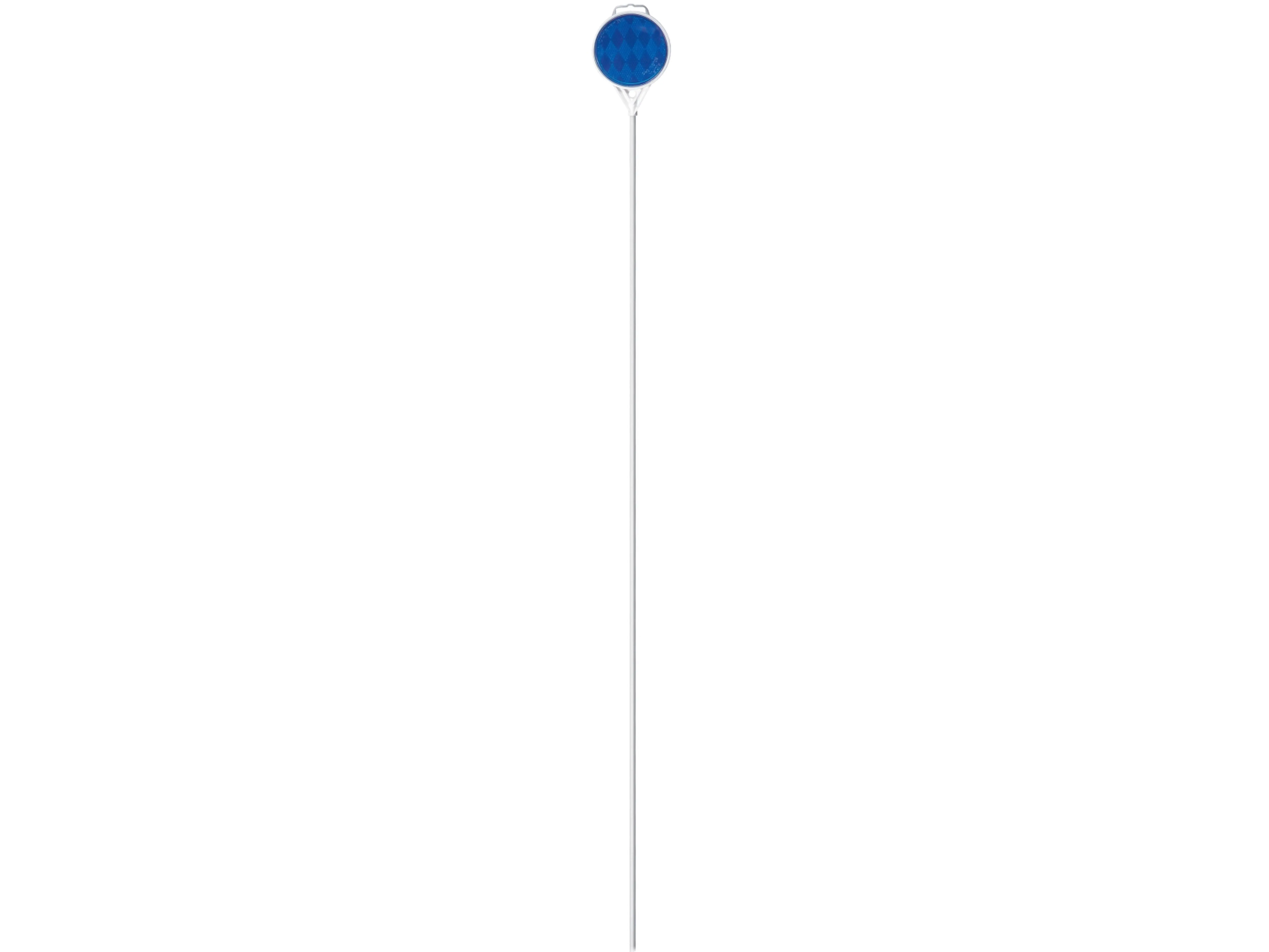 Hillman Group 840072 Plastic Flexible Rod Driveway Marker, 48 in., Blue - 24-Piece Set for Driveways, Outdoor Use, Mark Boundaries, Enhance Safety
