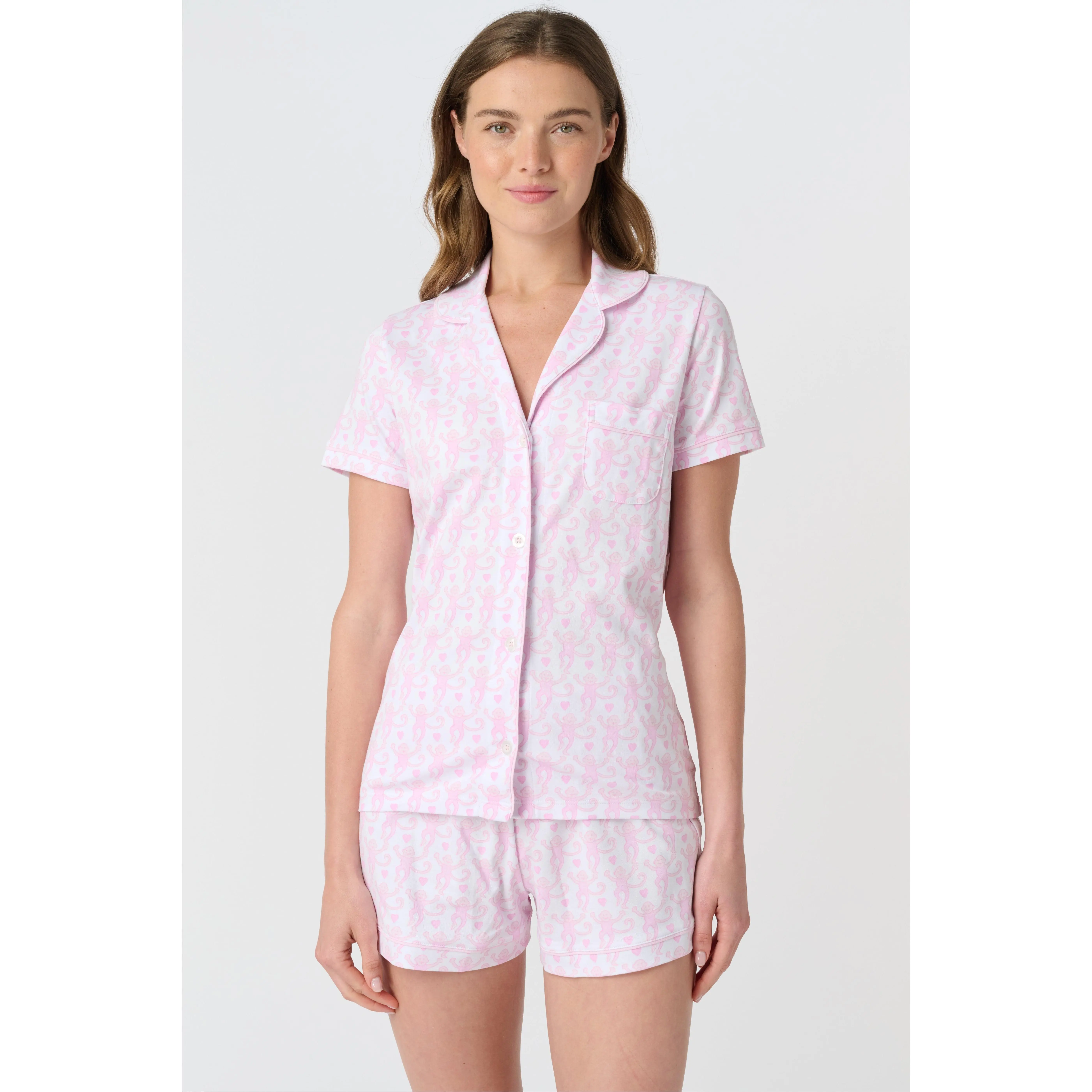 Lovely Monkey Polo Pajamas