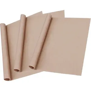 3 Pack Teflon Sheet For Heat Press, 12" x 16" Heat Transfer Paper for T Shirts Heat Press, Non-Stick Heat Resistant Craft Mat