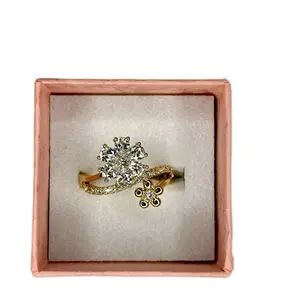 Gold plated adjustable rings