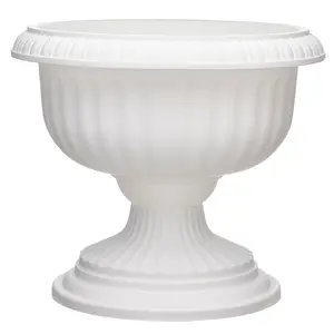 Southern Patio Dynamic Design Outdoor Resin Grecian Urn Planter Pot Southern Patio Dynamic Design Outdoor Resin Grecian Urn Planter Pot