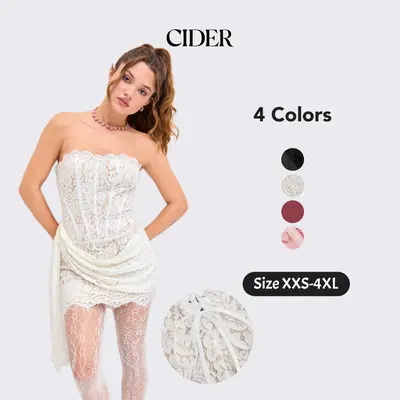 marchesa bow lace details strapless dress Sell Marchesa Bow Lace Details Strapless Dress - White