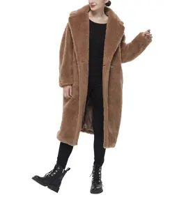 Carol Cao WomenTeddy Wool Coat Limited Edition Jackets - 68% Alpaca Wool Coat - Super Warm Coat