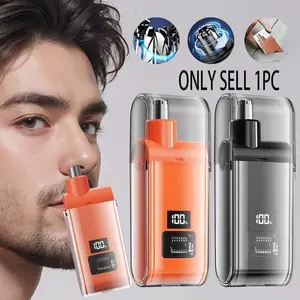 Portable mini nose hair trimmer, waterproof, dry and wet dual-purpose painless nose hair trimmer, electric shaving tool, nose and beard trimmer, men's ear and nose trimmer, USB charging