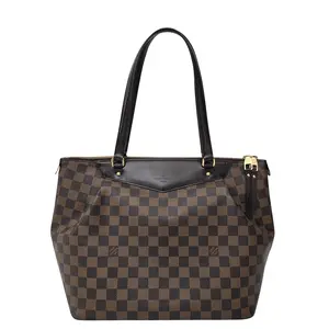 Pre-owned Louis Vuitton leather Tote Bags Damier Ebene Westminster GM