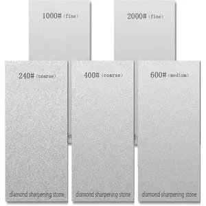 5 count  Sharpening Stone,   Sharpener Plate, Honing Whetstone for Kitchen, Sharpening Dull, Blunt or Tired Edges for  and Chisels