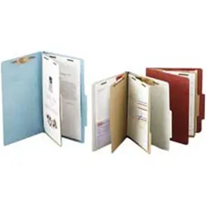 212 MAIN Expanding File Document Organizer, 4-in Letter Size Classification Folders with 3 Partitions, Earth Red Recycled Board Files Organizer Office Accessories (Acco Brands Inc ACC15038)