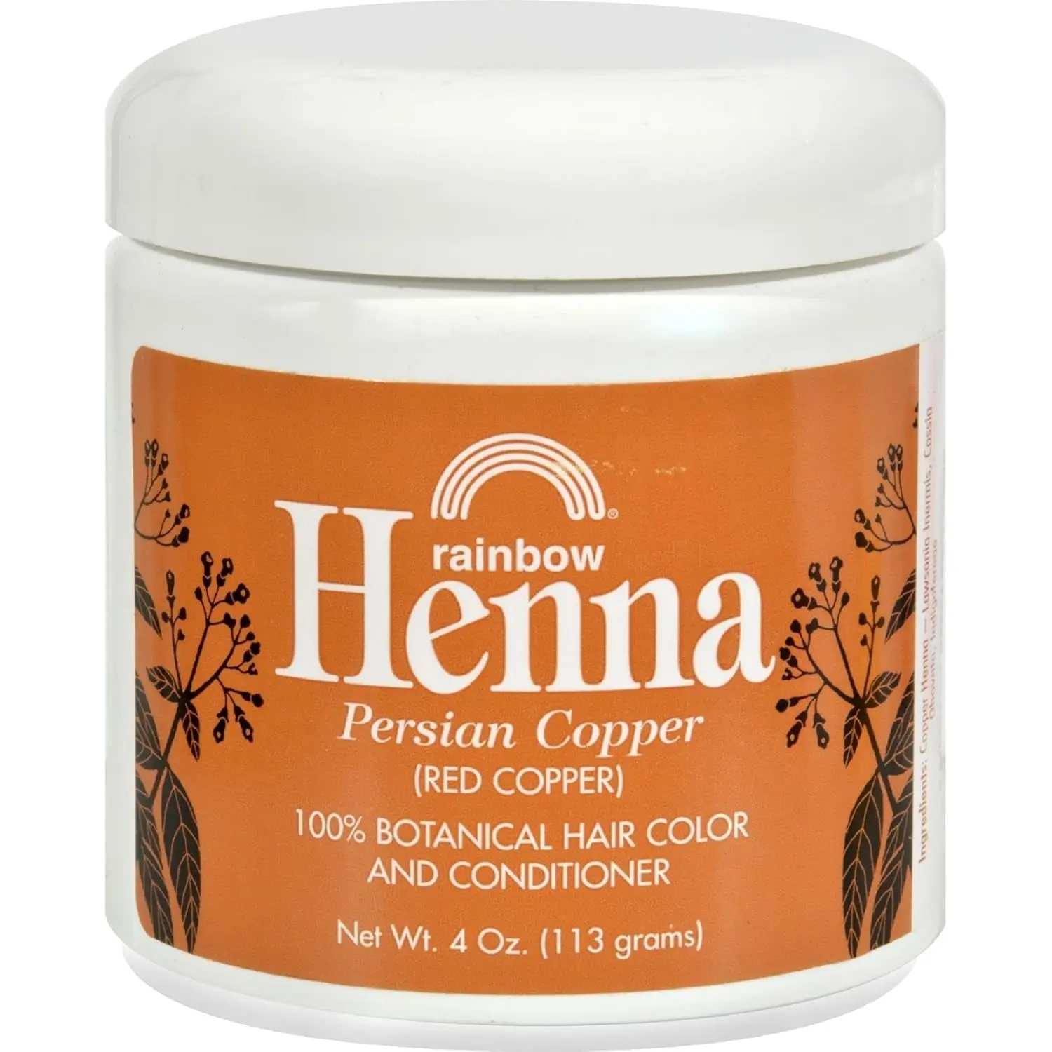 Rainbow Research Henna Hair Color & Conditioner – Persian Copper Red (4 oz)