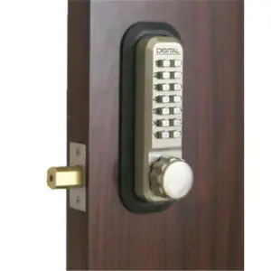 Lockey 2210-JB-DC Mechanical Keyless Deadbolt Double Sided Combination - Jet Black
