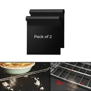 Ragnify - 2 Pack Oven Liners, Non Stick, Reusable, Washable, Heavy Duty For Gas Stove and Electric Oven (2 Pack)