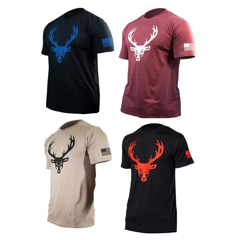 Bucked Up Flag T-Shirt Casual wear Tshirt for men Casual Menswear Fabric Soft Top Gym