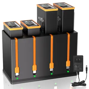 【FathersDayGift】JYJZPB 6700mAh Battery for Moultrie Power Mag Hunting Camera Compatible with Moultrie Cellular Trail Cameras Edge Series, including Edge, Pro, 2, 2 Pro, USB-C & Solar Panels Charging