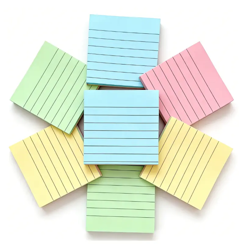 200 Sheets Assorted Colors Self-Stick Notes,Self-adhesive, Removable, Lined for writing, Easy to stick/peel,Note-taking, Highlighting Key Points,To-do lists, Document Marking,Leaving messages, Sticky Note,Post It Notes ,Note Pads