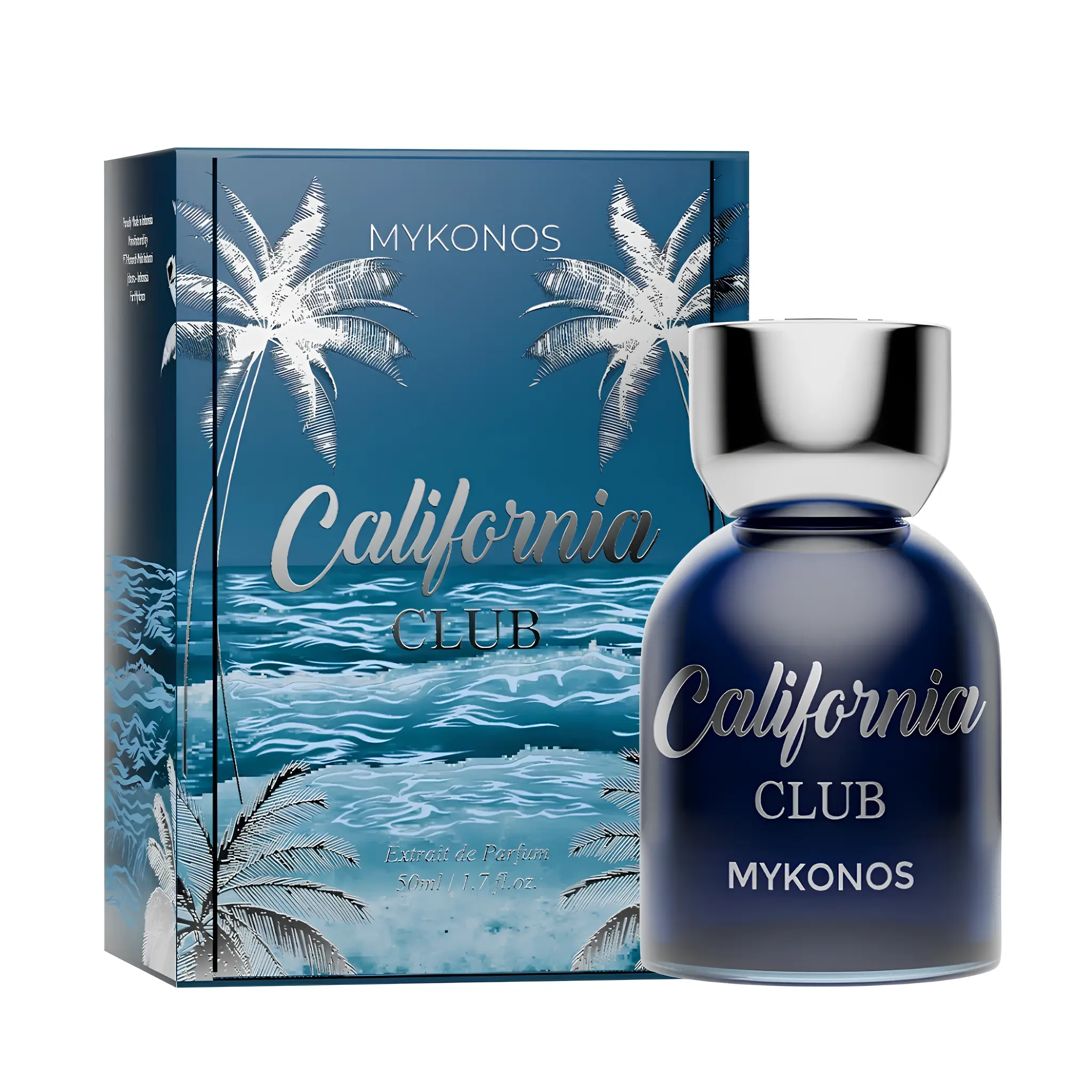Mykonos California Club for Unisex Extrait de Parfum Spray, 1.7 Ounce