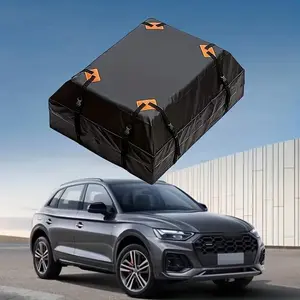 Waterproof Car Roof Cargo Carrier, Foldable Car Roof Cargo Carrier, Universal Luggage Bag, Storage Cube Bag for Car Travel Outdoor Camping