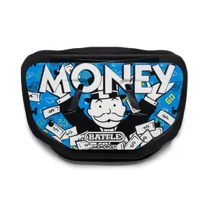 Battle Money Man 3.0 Football Back Plate for Adults High-Impact Foam Curved Design Universal Fit with Strong Straps