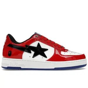 BAPE Men's A Bathing Ape Bape Sta #1 Red Basketball Shoes, from StockX