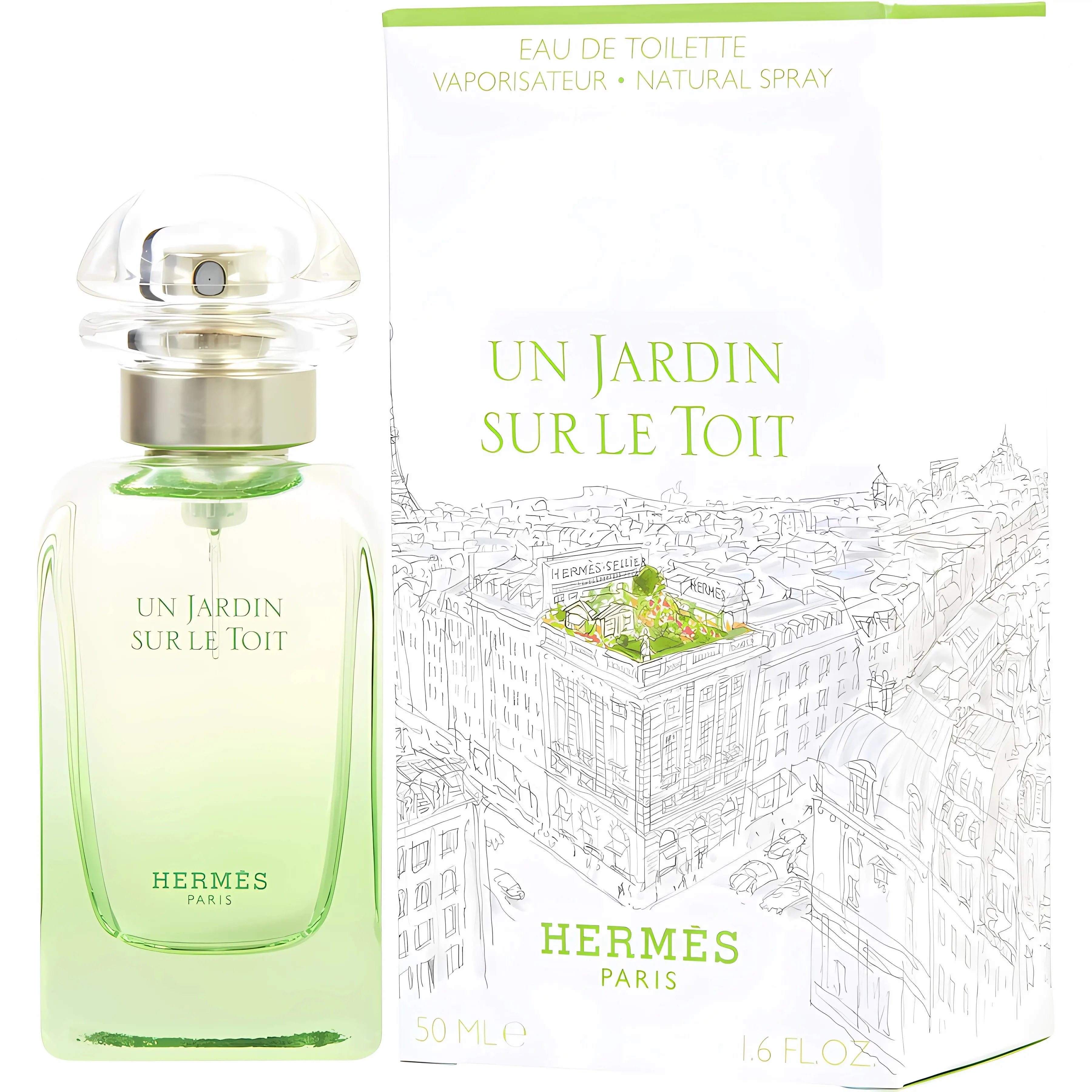 Hermès Women's 1.7 Ounce Un Jardin Sur Le Toit Eau de Toilette