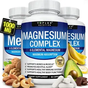 Toplux Magnesium Complex 8 Essential Magnesium Supplement 1000mg