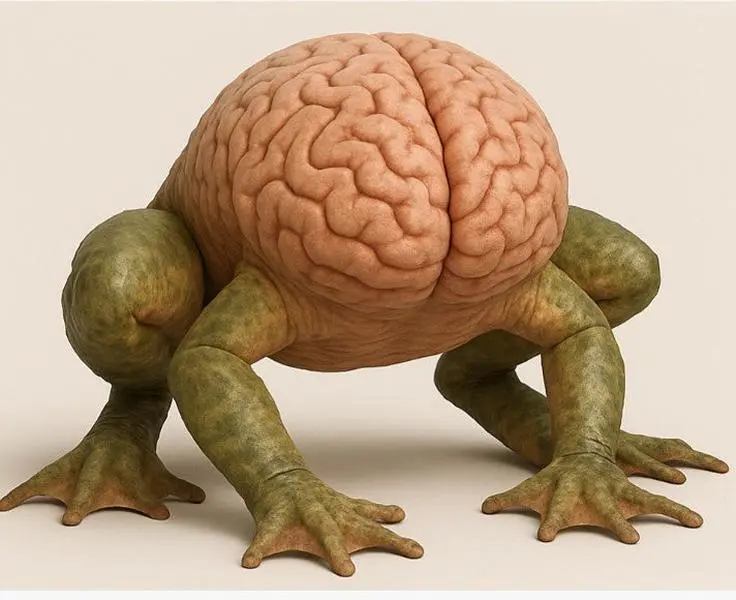 Froggicus Mentis — The Brain Frog | Greywater Labs Recovered Materials Collection