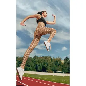 Cash Money Pattern Leggings Orange With One Hundred Dollar Bills from HeroicU