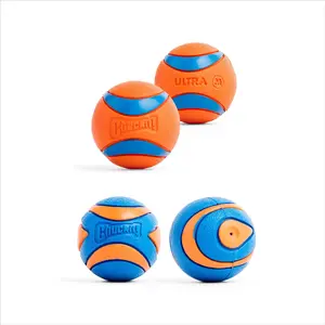 Chuckit! Ultra Ball & Ultra Squeaker Medium Assorted 4 Pack Chuckit! Ultra Ball & Ultra Squeaker Medium Assorted 4 Pack