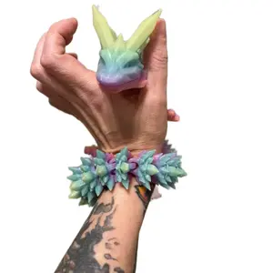 Cinderwing3D Crystal Dragon! 3D Printed Dragon, Glows in the Dark After Exposed to Light, Authorized to Sell