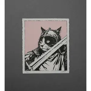 Cat Knight - High-Quality Print